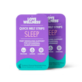 Love Wellness Sleep* Quick Melt Strips for Occasional Sleeplessness | Dissolvable Sleep Support Supplement | Melatonin, Lavender & Chamomile | Vegan & Sugar-Free | 15 Strips Dietary